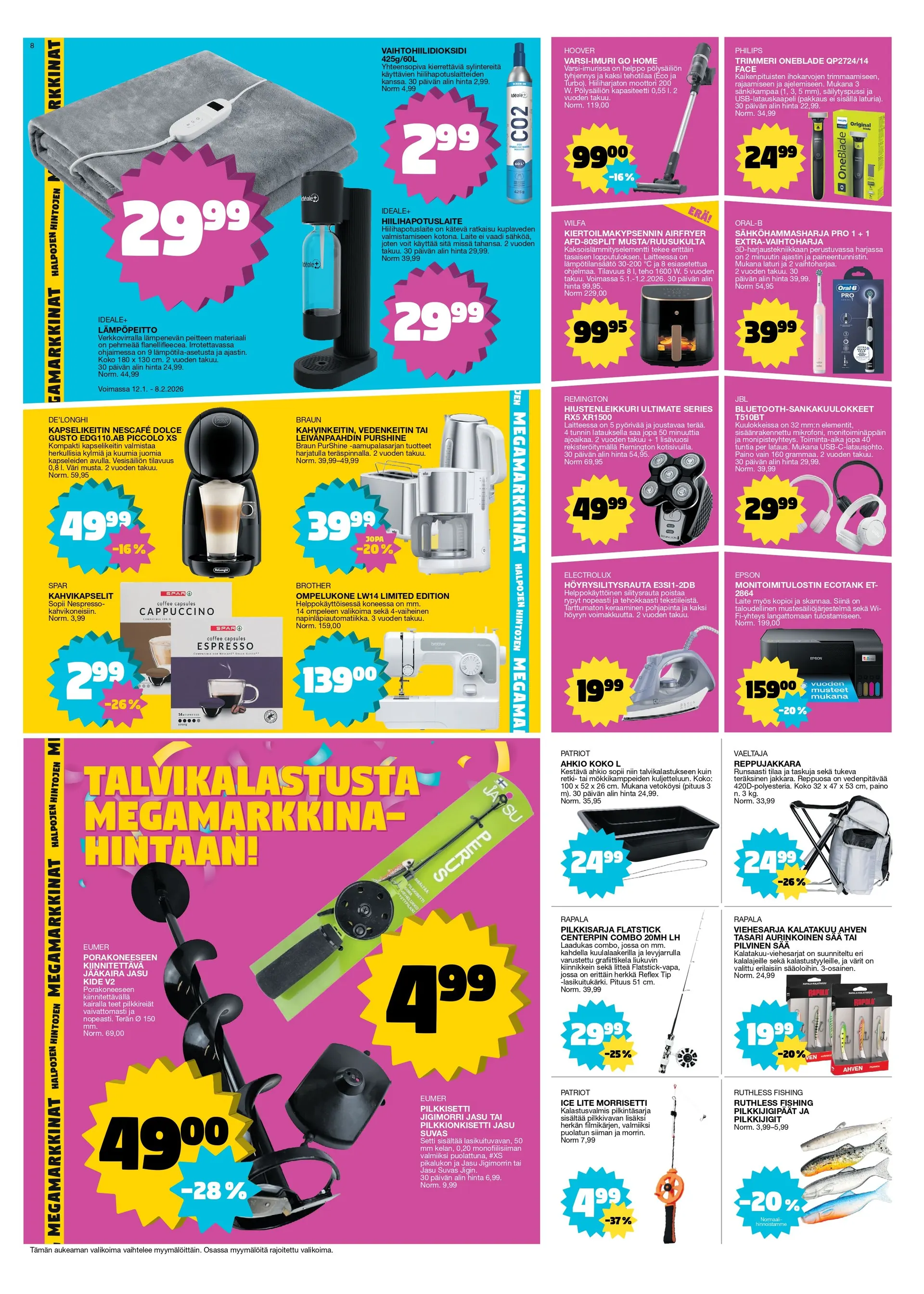 Tokmanni voimassa alkaen 12. tammikuuta - 18. tammikuuta 2026 - Tarjouslehti sivu 8