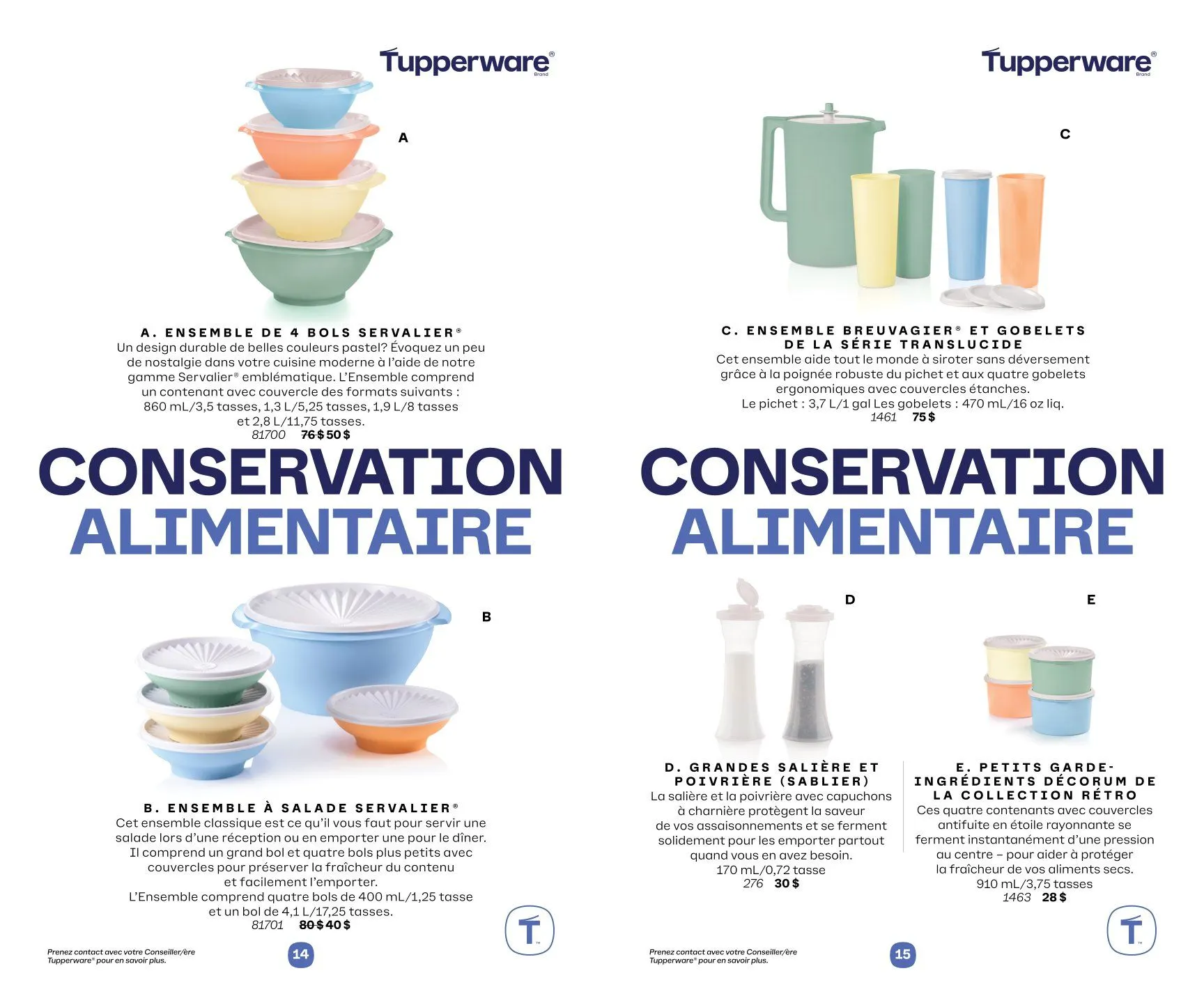  Catalogues Tupperware du 1 mai au 31 août 2026 - Catalogue page 8