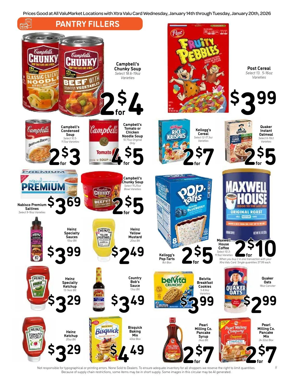 Weekly ad ValuMarket Sales from January 14 to January 20 2026 - Page 8