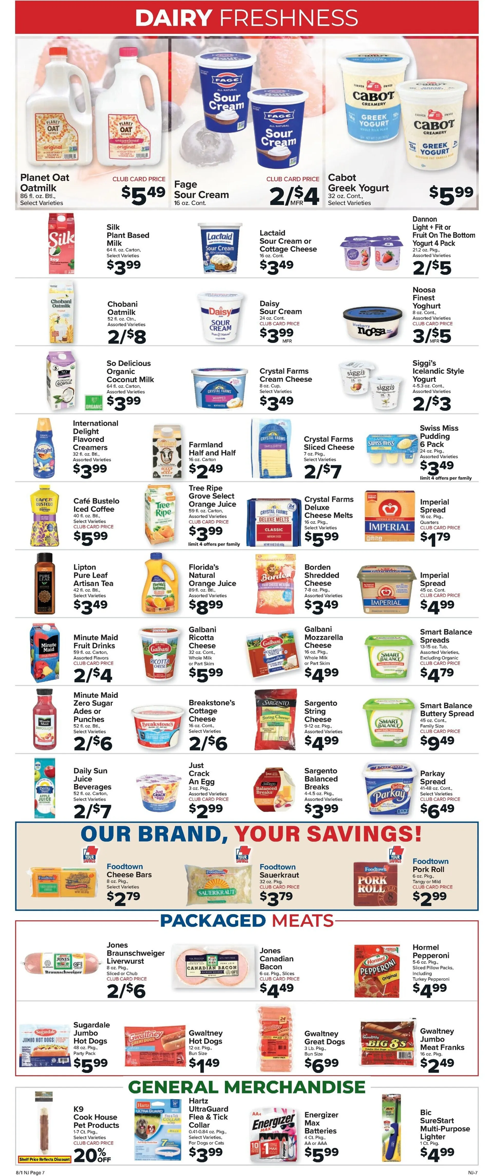 Weekly ad Foodtown Sales from August 1 to August 7 2025 - Page 8