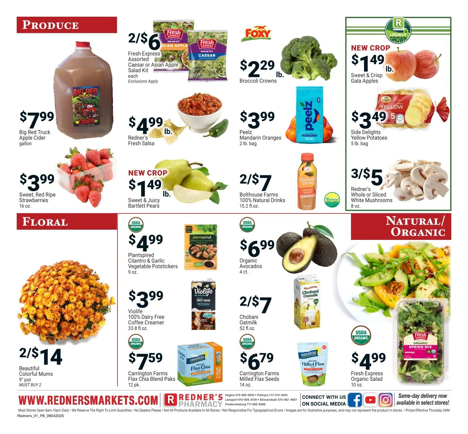 Weekly ad Redner's Market Sales from September 4 to September 9 2025 - Page 8