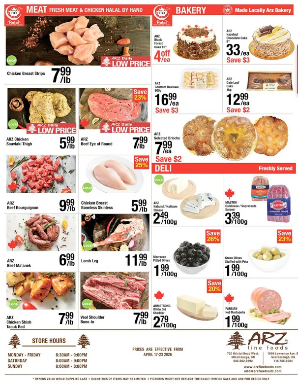 Arz Fine Foods Sales from April 17 to April 23 2026 - flyer page 8