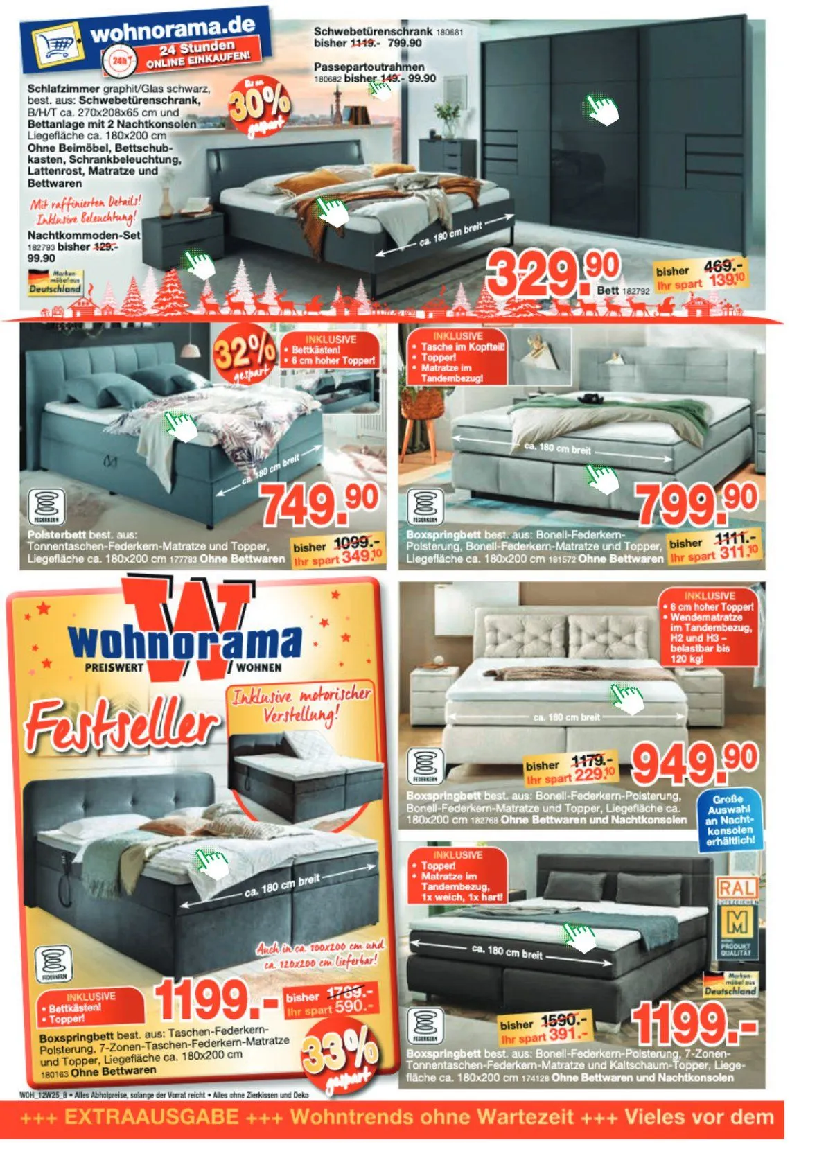 Wohnorama Sales von 5. Dezember bis 23. Dezember 2025 - Prospekt seite 8