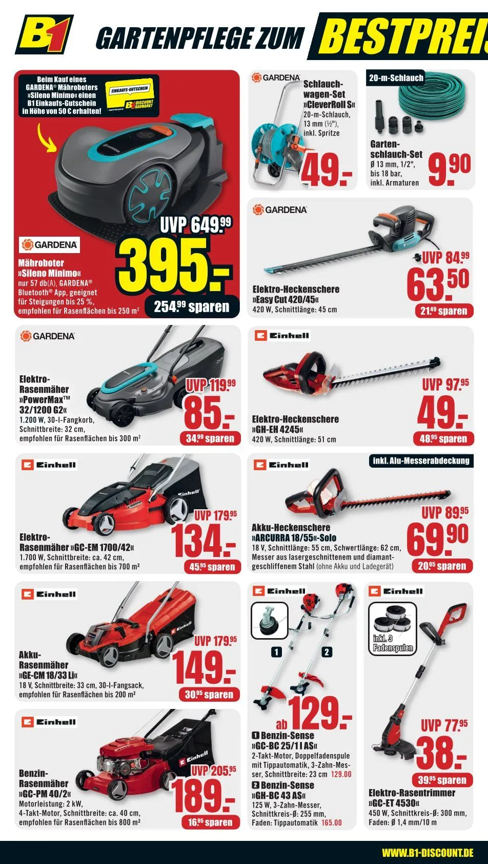 B1 Discount Baumarkt Angebote von 18. April bis 24. April 2026 - Prospekt seite 8