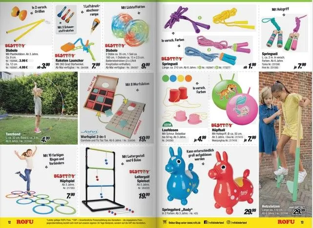 ROFU Kinderland Prospekte von 27. April bis 30. August 2025 - Prospekt seite 7