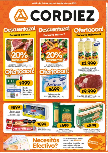 Ofertas de Ofertas Cordiez 2 de octubre al 8 de octubre 2025 - Página 8 del catálogo