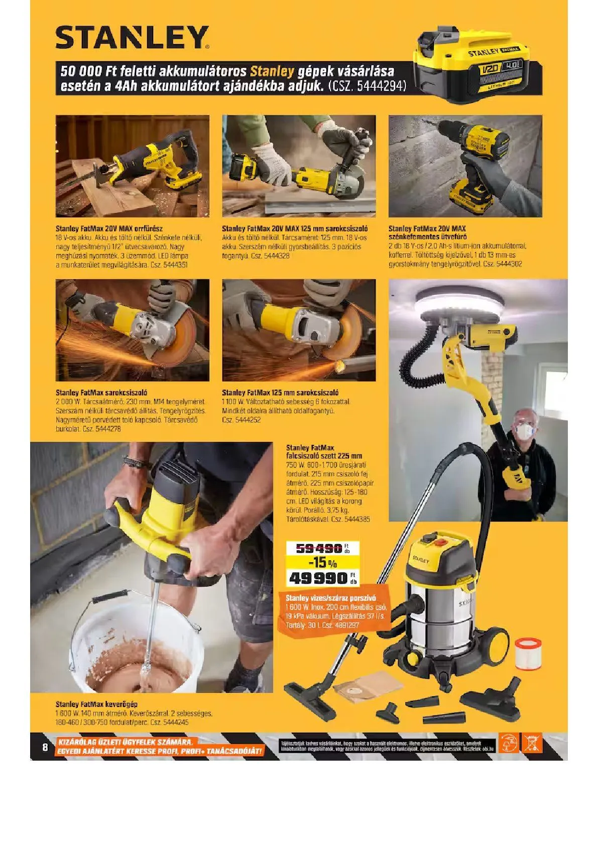 Katalógus OBI Legfrissebb Ajánlatai március 17.-tól június 21.-ig 2026. - Oldal 8