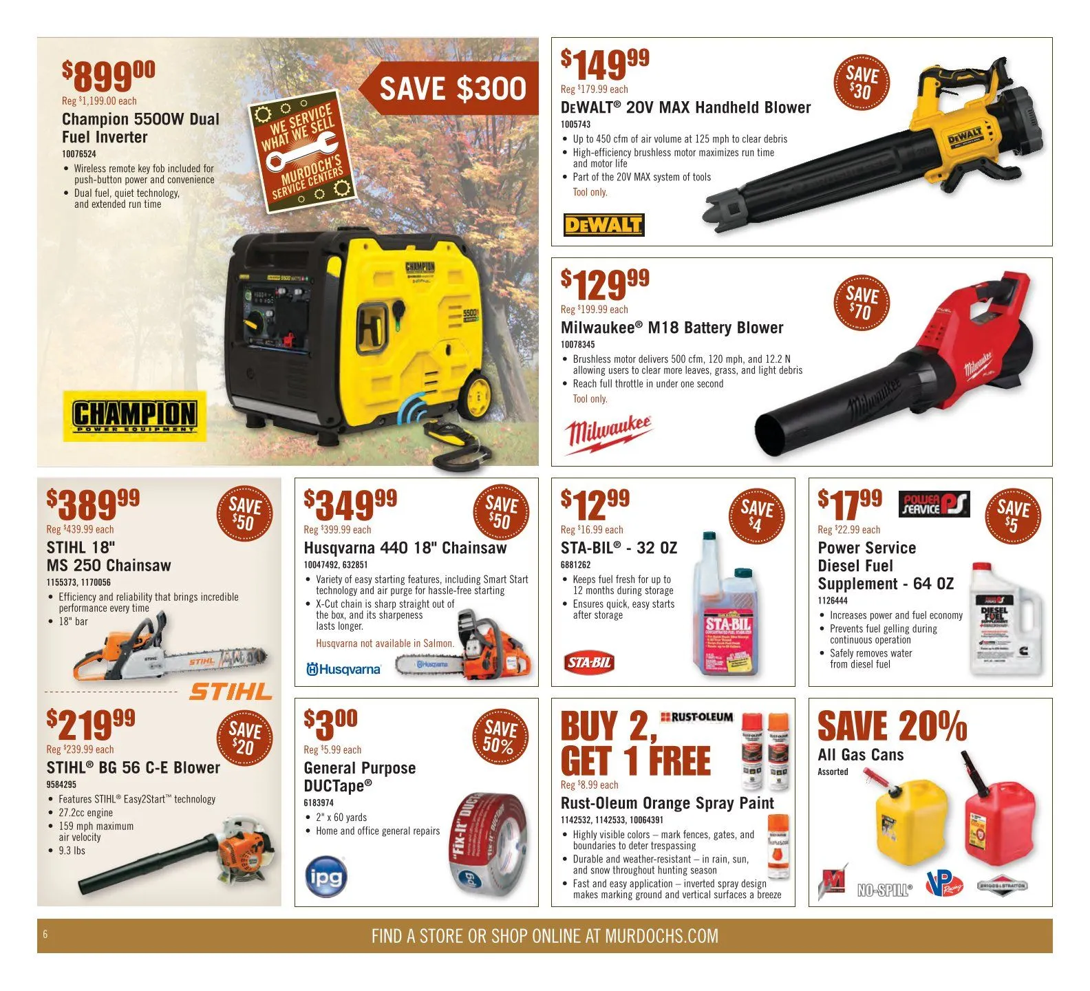 Weekly promotion Murdoch’s Sales spanning from September 24 to September 30 2025 - Page 8 for Catalogue 365