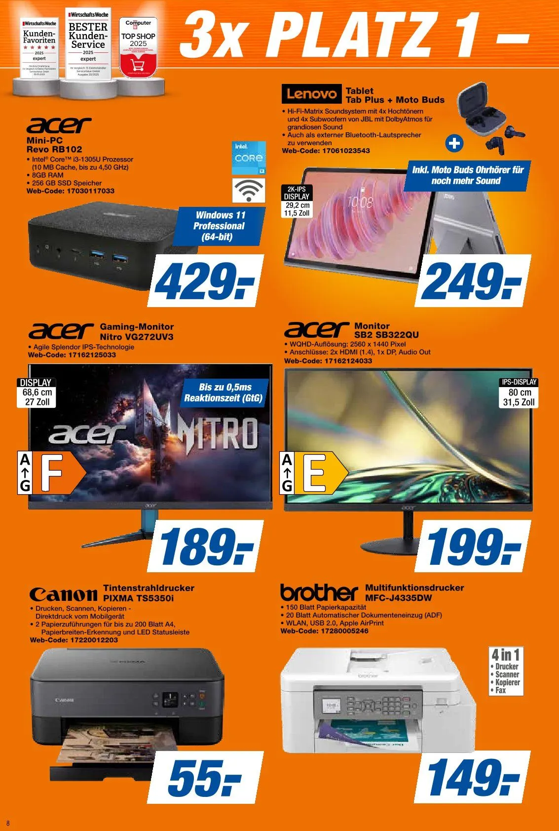 Expert Prospekte von 15. Juli bis 17. Juli 2025 - Prospekt seite 8