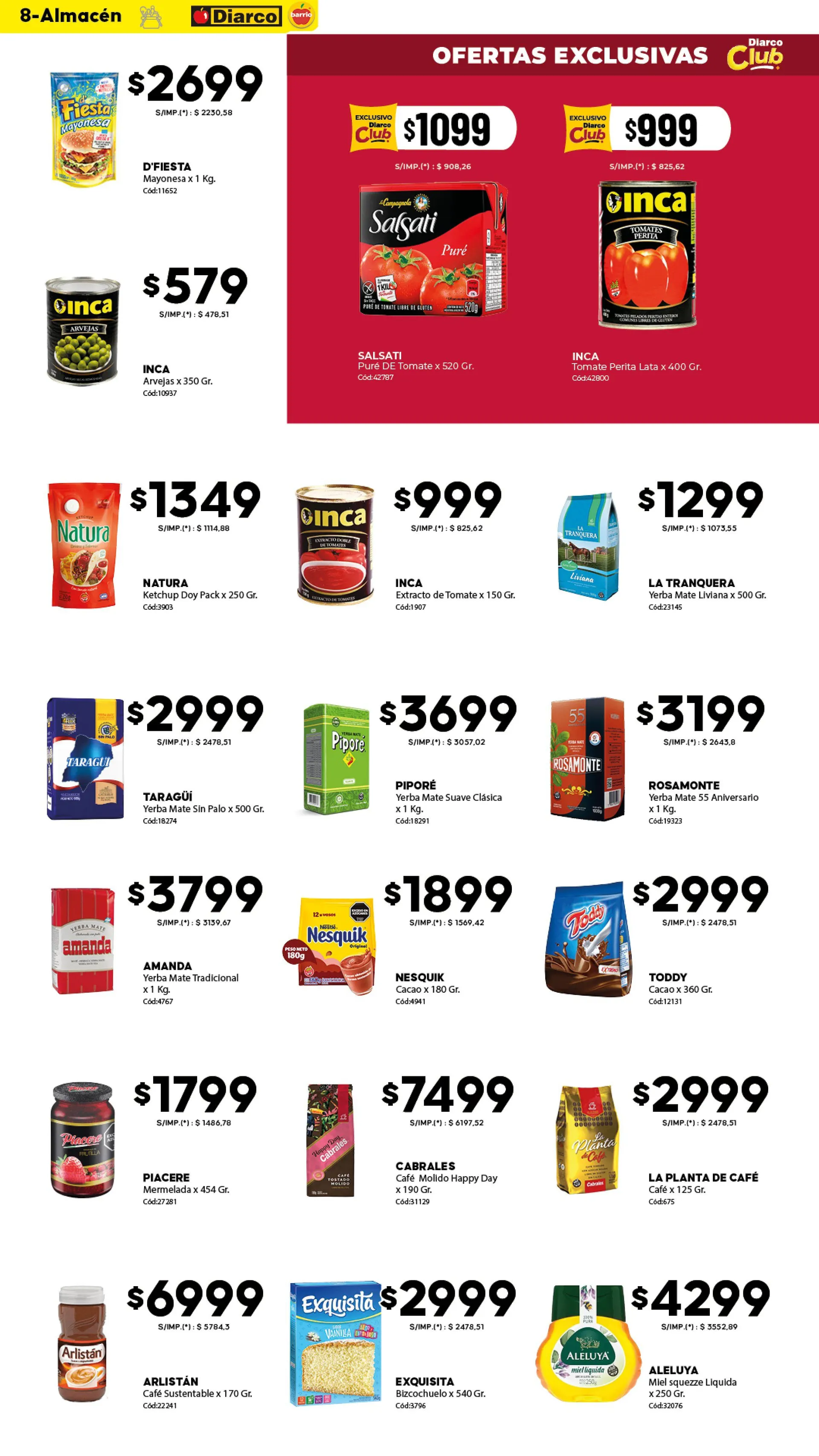 Ofertas de Diarco Ofertas 25 de mayo al 29 de mayo 2026 - Página 8 del catálogo