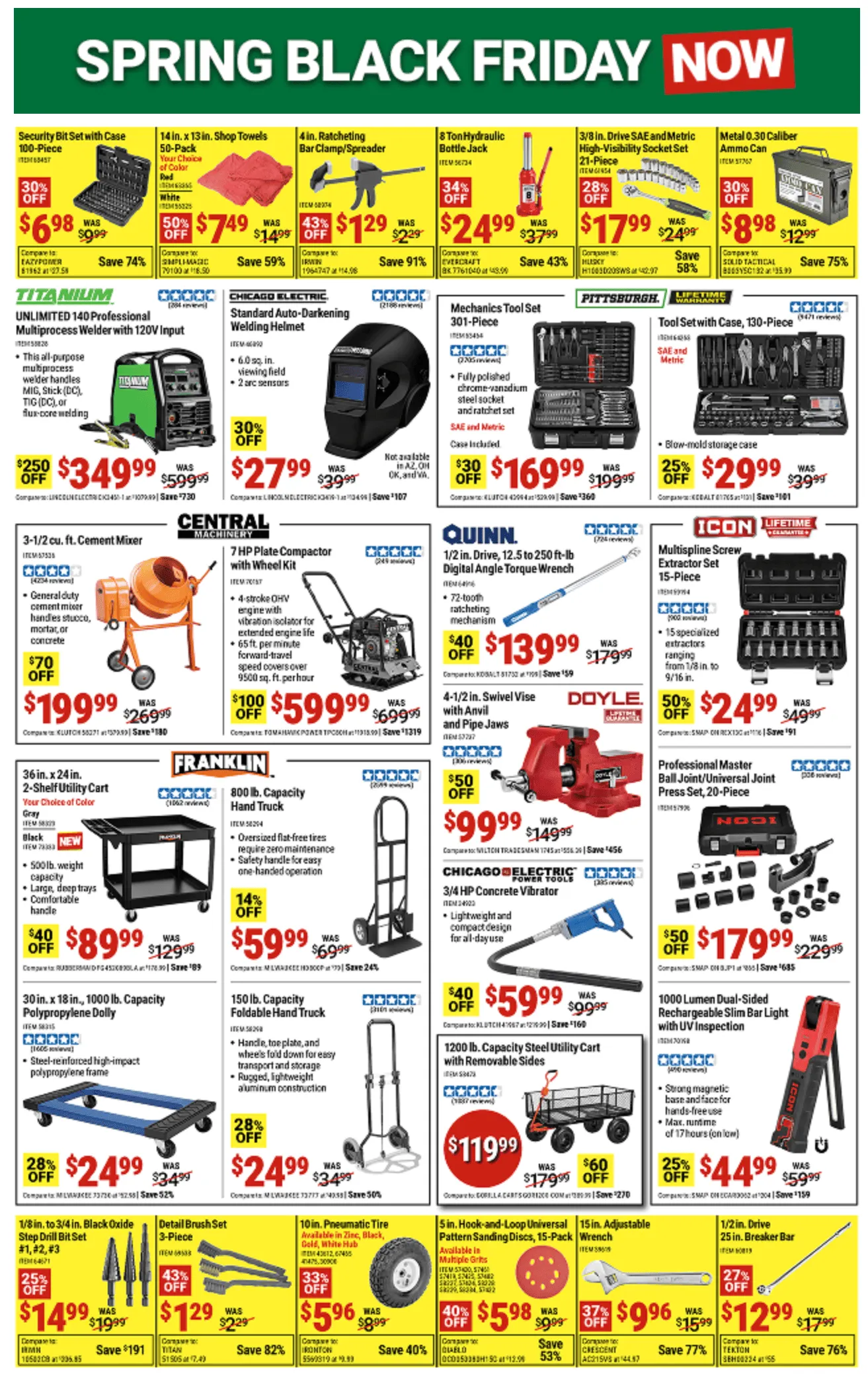 Weekly ad Harbor Freight weekly ads from April 6 to April 13 2026 - Page 7