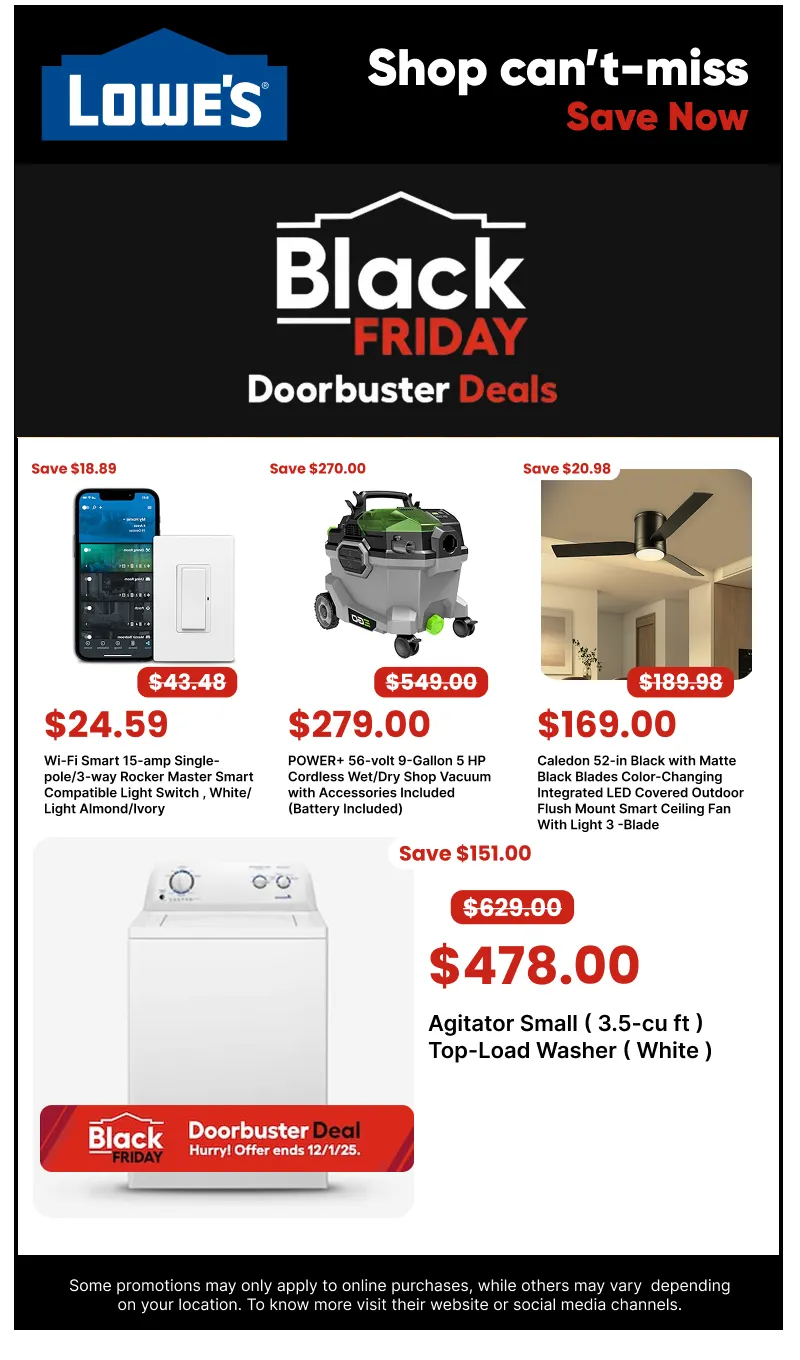 Weekly promotion Black friday deals spanning from November 27 to December 5 2025 - Page 7 for Catalogue 365