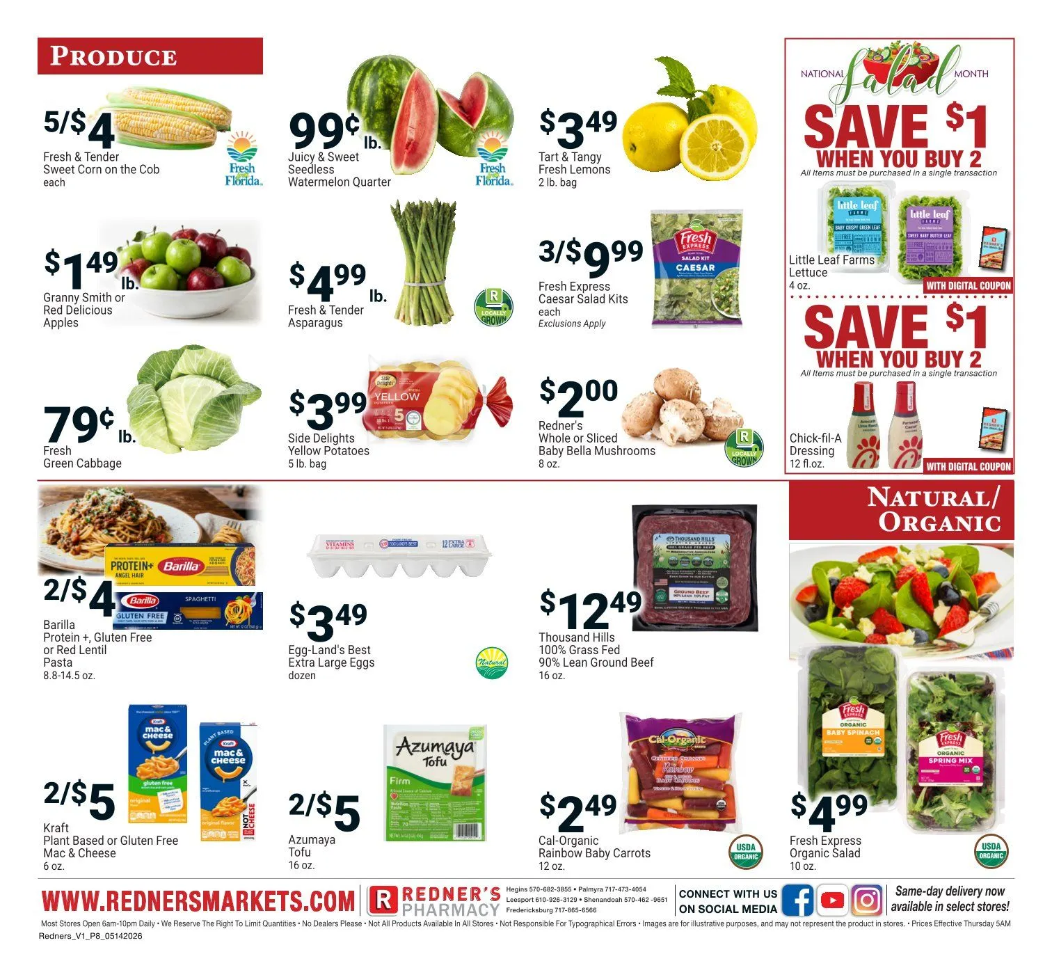 Weekly ad  Redner's Market Sales from May 14 to May 20 2026 - Page 8