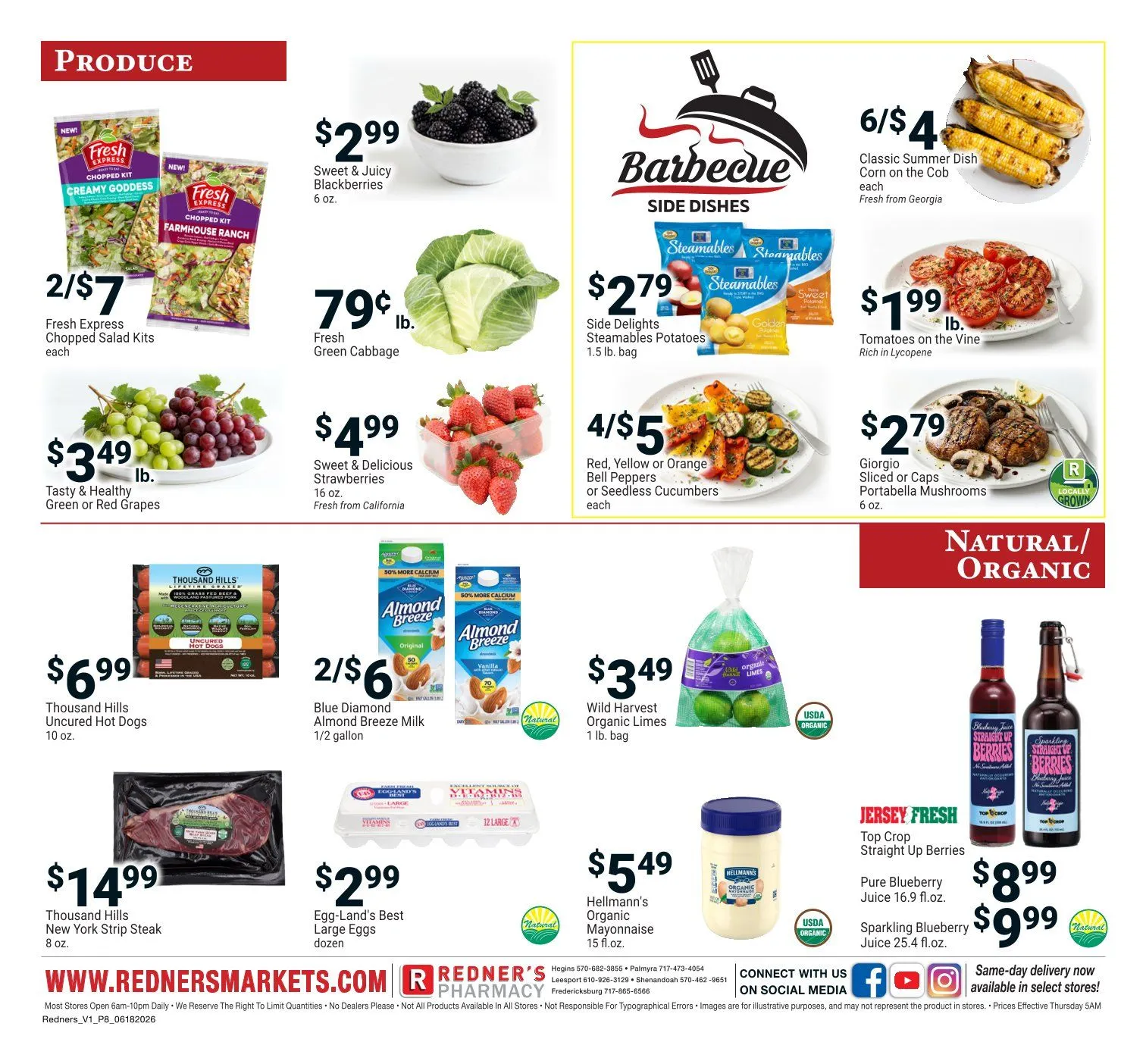 Weekly ad Redner's Market Sales from June 18 to June 24 2026 - Page 8