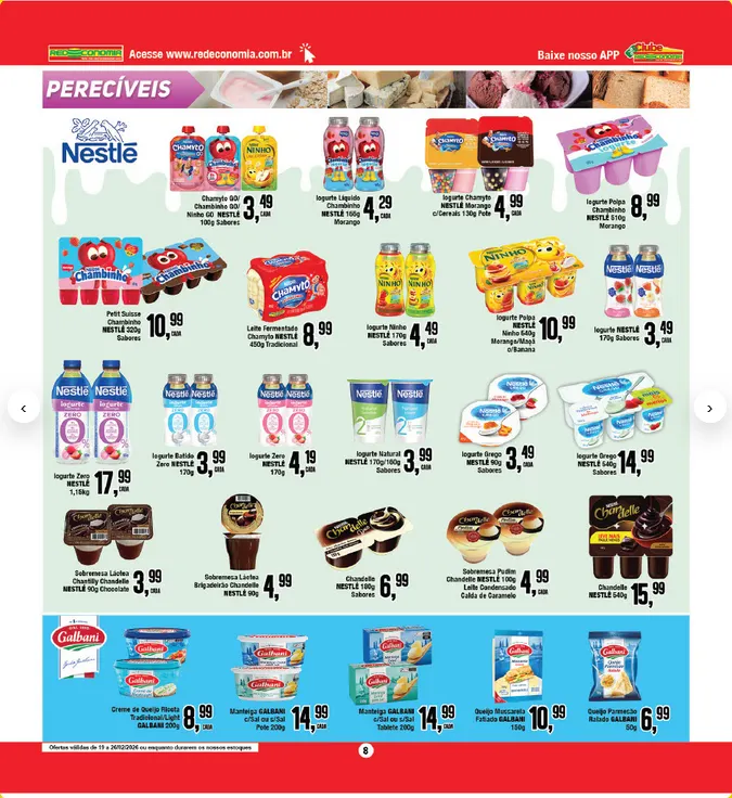 Encarte de Folhetos Redeconomia 19 de fevereiro até 20 de fevereiro 2026 - Pagina 8