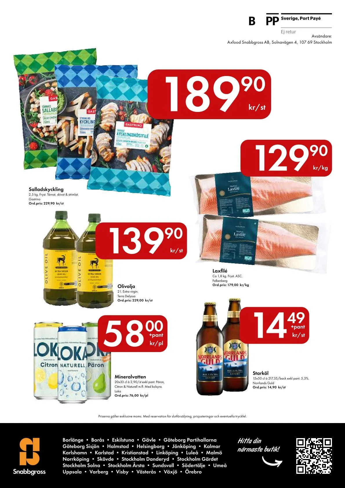 Senaste Axfood Snabbgross från 23 juli till 26 juli 2026 - Reklamblad sidor 8