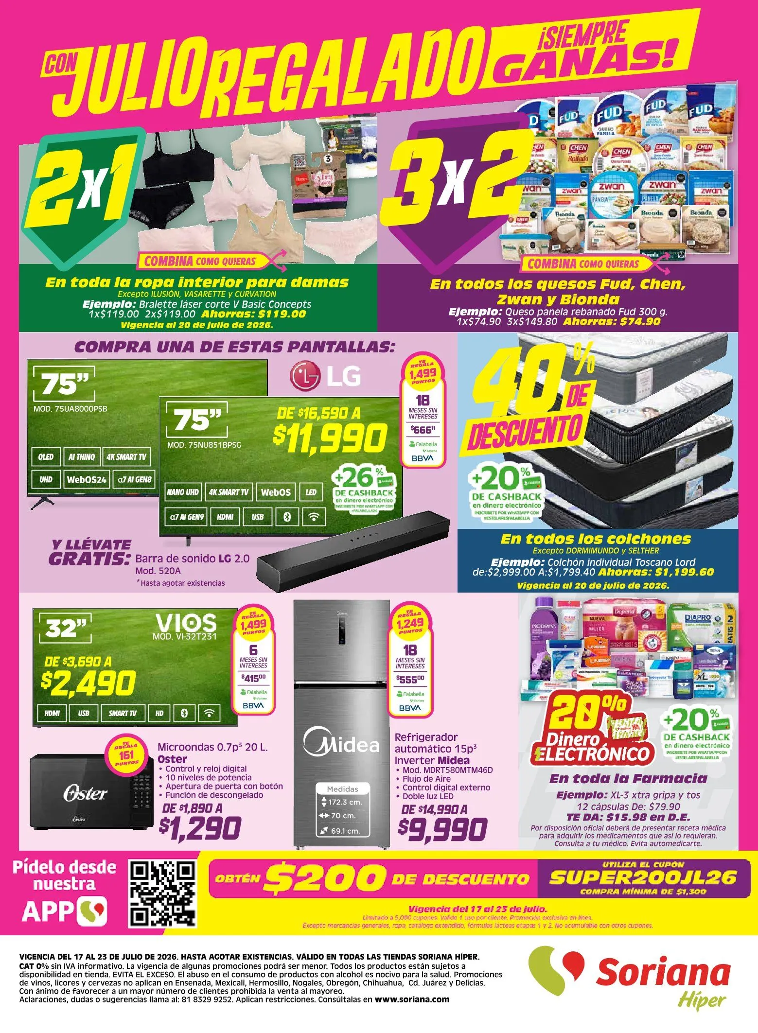 Catálogo de Soriana Ofertas 17 de julio al 23 de julio 2026 - Pagina 8