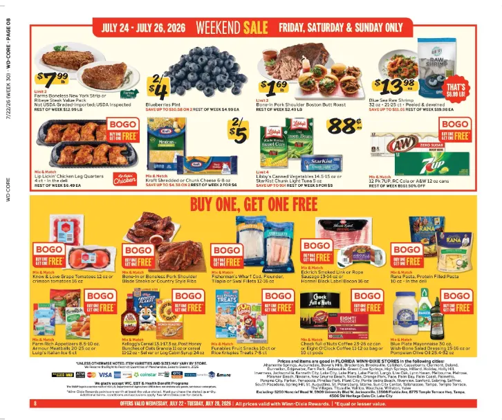 Weekly ad Winn Dixie Sales from July 22 to July 28 2026 - Page 8