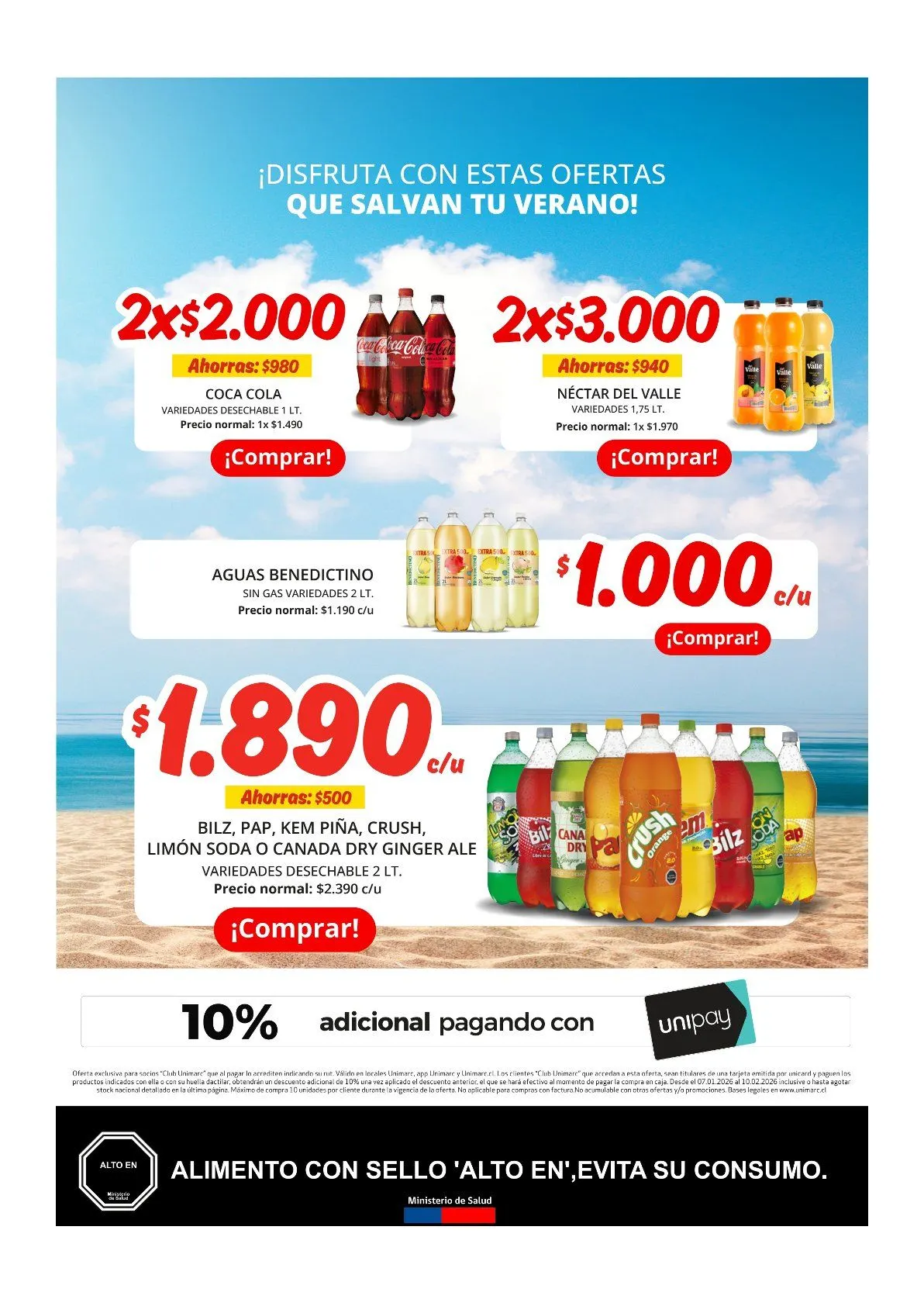 Catálogo de Ofertas en Unimarc 1 de enero al 31 de enero 2026 - Página 8