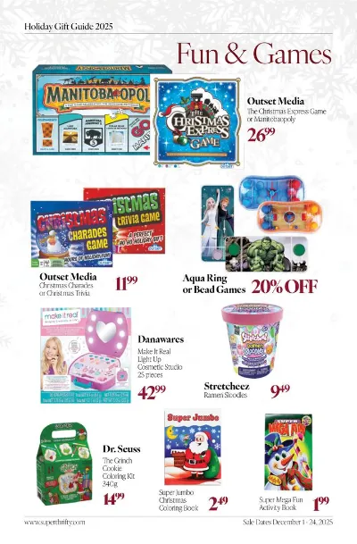 Super Thrifty Sales from December 1 to December 24 2025 - flyer page 8