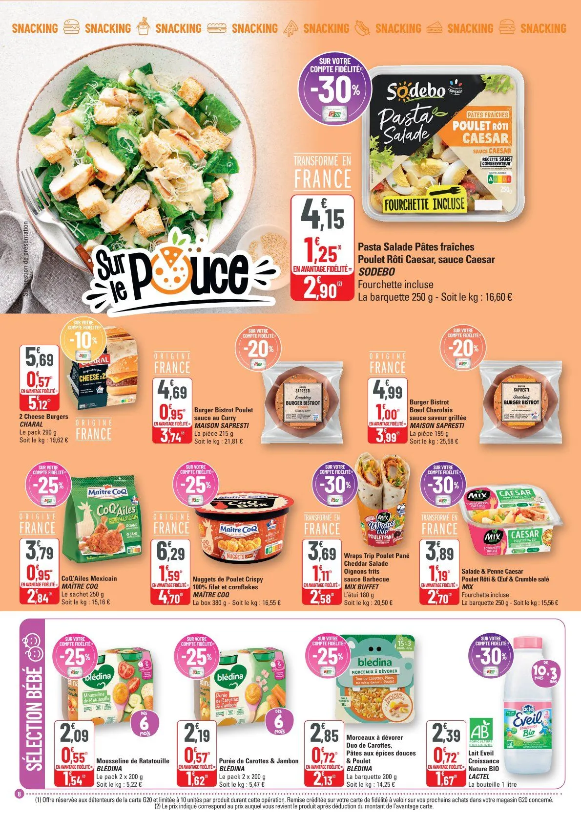 G20 Supermarchés Catalogue du 17 juin au 28 juin 2026 - Catalogue page 8
