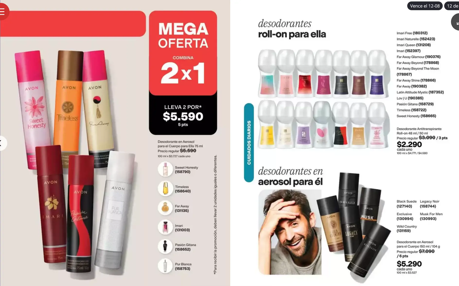 Catálogo de Avon Ofertas 12 de julio al 12 de agosto 2026 - Página 8
