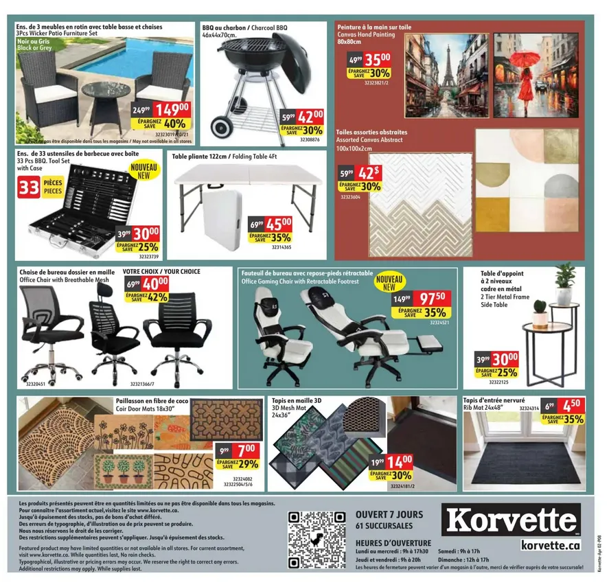  Korvette Sales from April 2 to April 15 2026 - flyer page 8