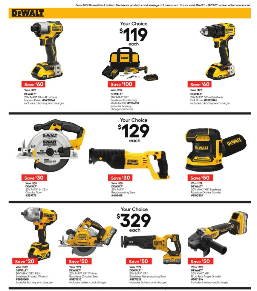 Weekly ad Lowe's Sales from November 6 to November 19 2025 - Page 8