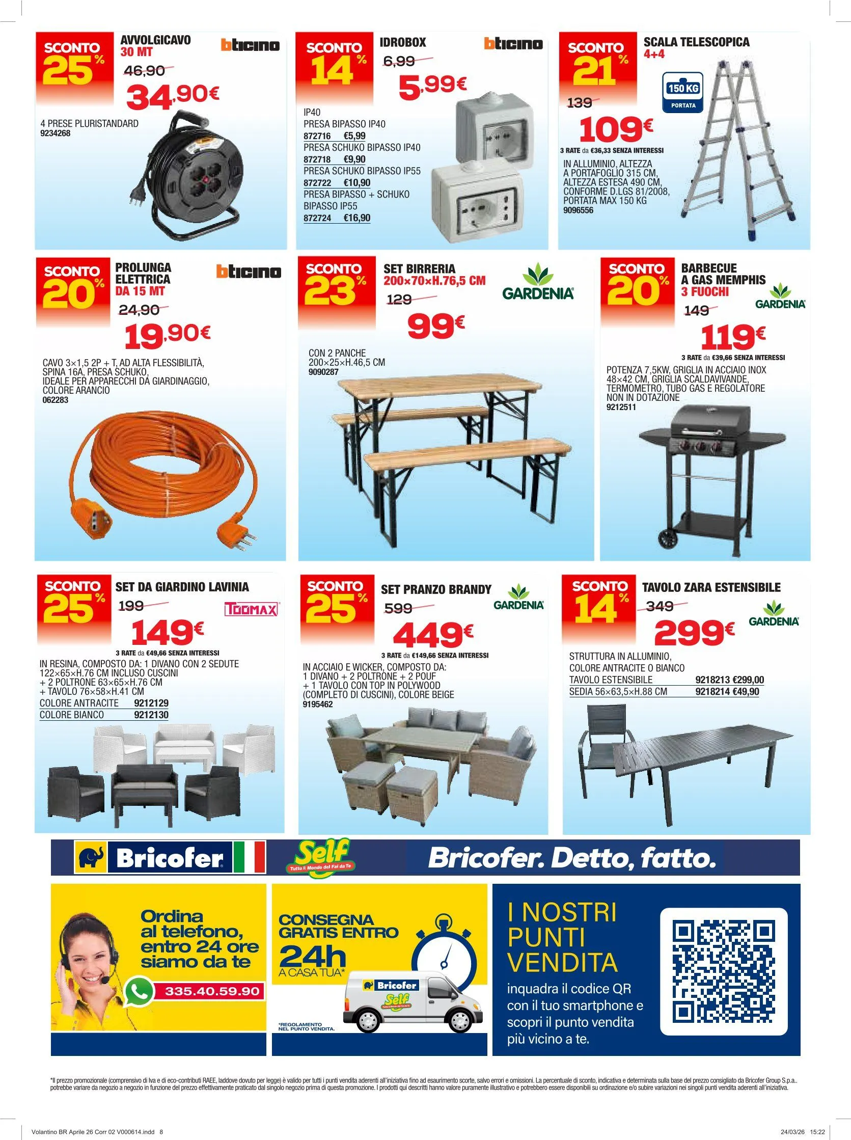 Volantini Bricofer da 9 aprile a 1 maggio di 2026 - Pagina del volantino 8