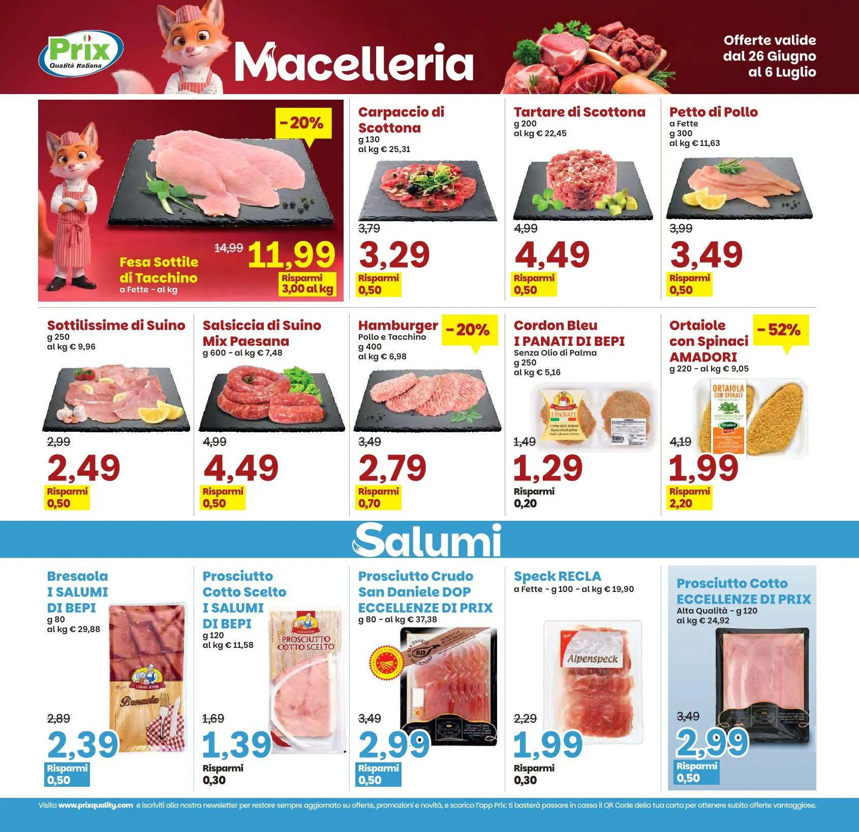 Prix Quality Volantino da 26 giugno a 6 luglio di 2026 - Pagina del volantino 8
