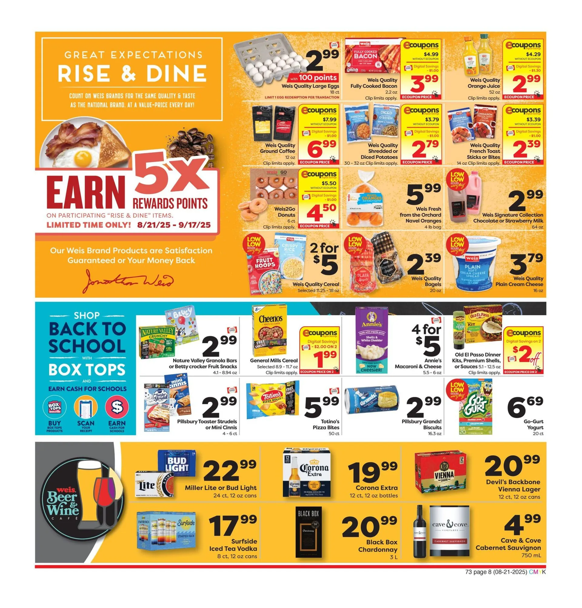 Weekly ad Weis Sales from August 21 to September 17 2025 - Page 8