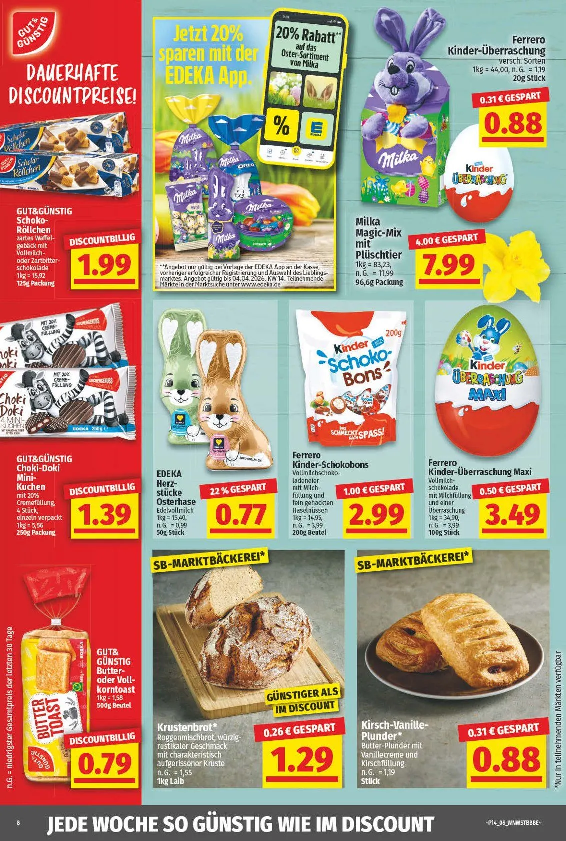 NP Discount Prospekt von 30. März bis 4. April 2026 - Prospekt seite 8