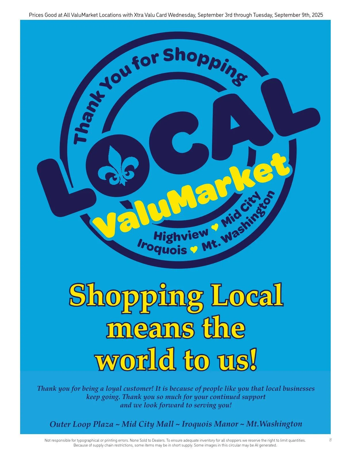 Weekly ad ValuMarket Sales from September 3 to September 10 2025 - Page 8