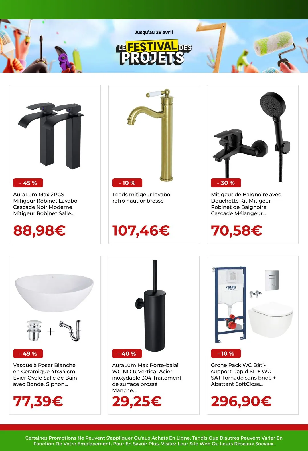 Leroy Merlin Offres et réductions du 10 avril au 24 avril 2025 - Catalogue page 7