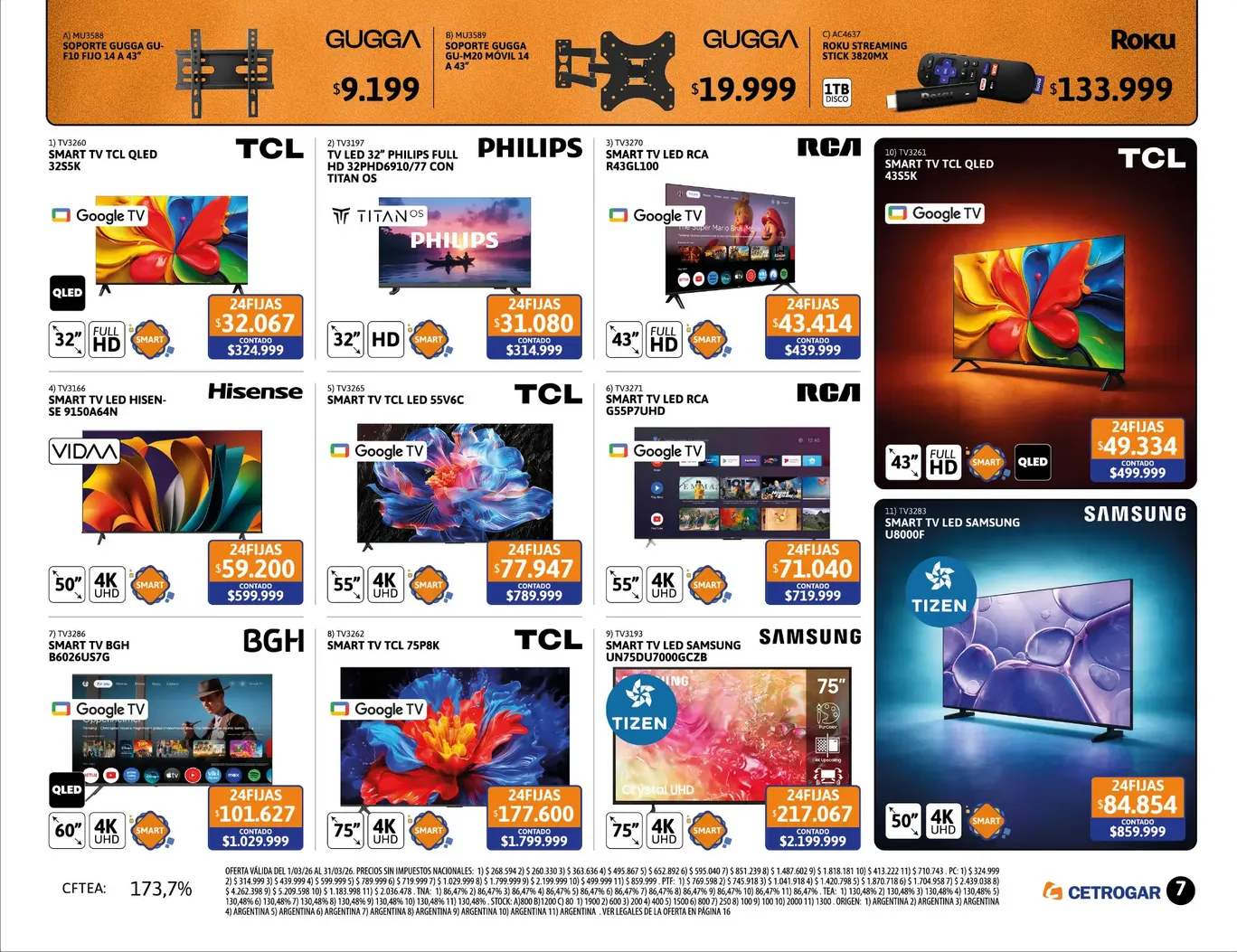 Ofertas de Cetrogar Ofertas 1 de marzo al 31 de marzo 2026 - Página 8 del catálogo