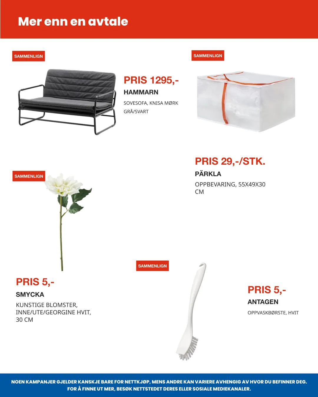 IKEA fra 16. juli til 3. august 2026 - kundeavisside 8