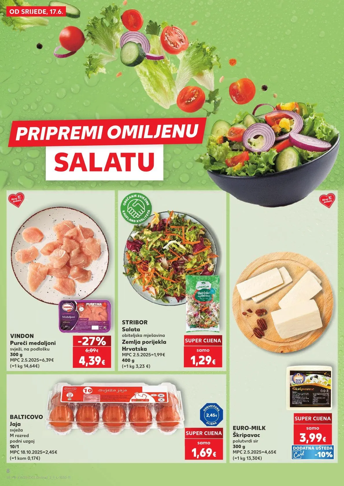 Katalog Kaufland od 17. lipnja do 23. lipnja 2026. - Pregled Stranica 8