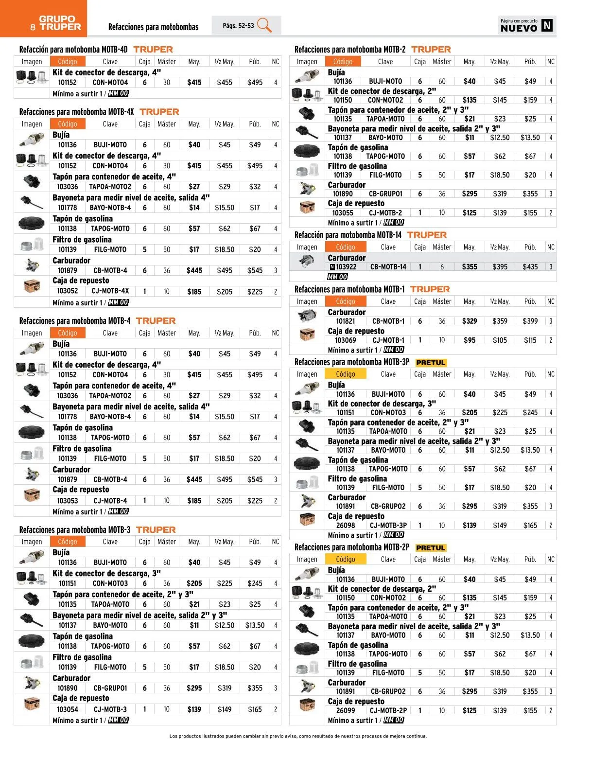 Catálogo de Truper catálogos y ofertas 20 de marzo al 30 de mayo 2026 - Pagina 8