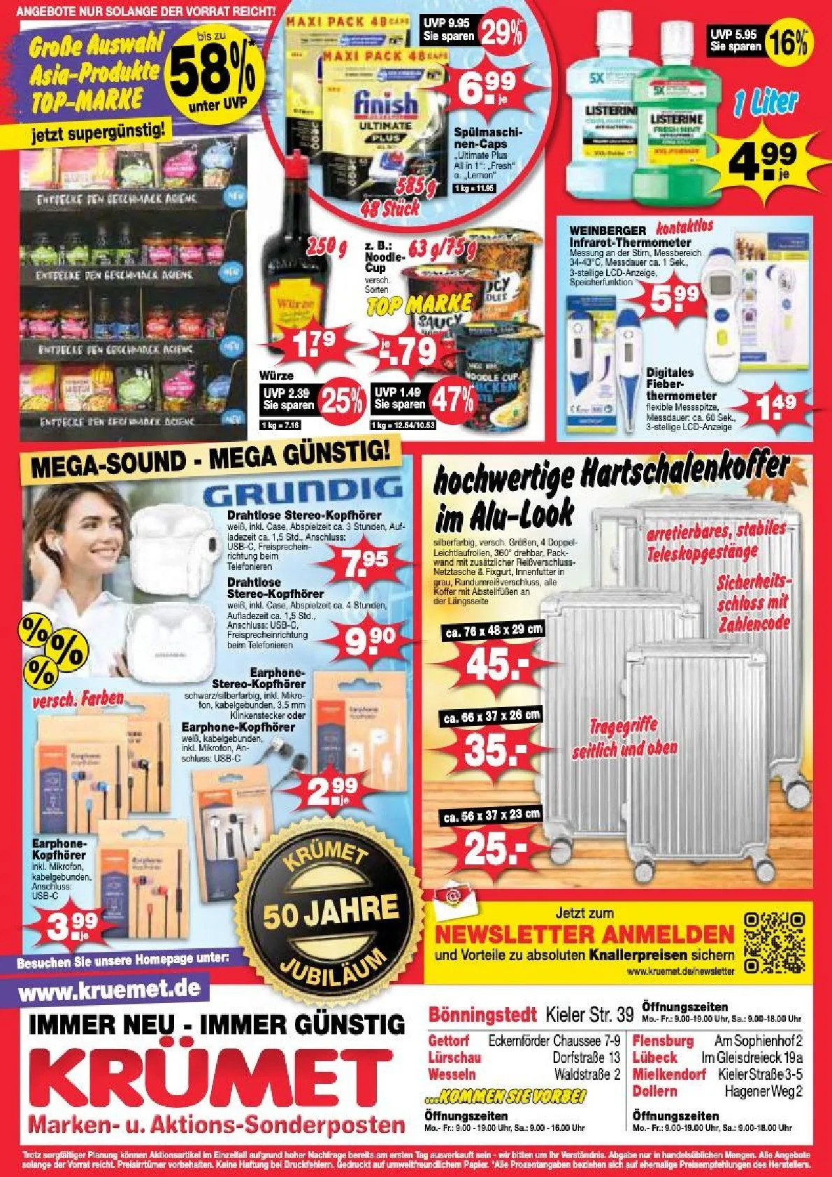 Krümet Sonderposten Prospekte von 29. September bis 4. Oktober 2025 - Prospekt seite 8