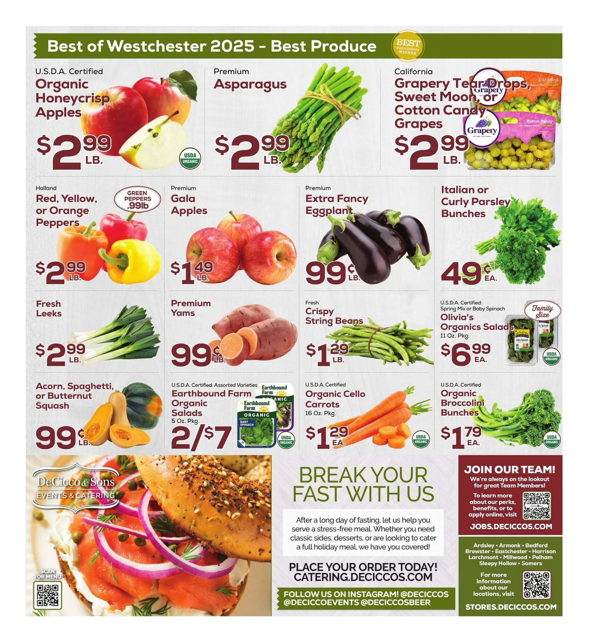 Weekly promotion DeCicco & Sons Sales spanning from September 26 to October 2 2025 - Page 8 for Catalogue 365