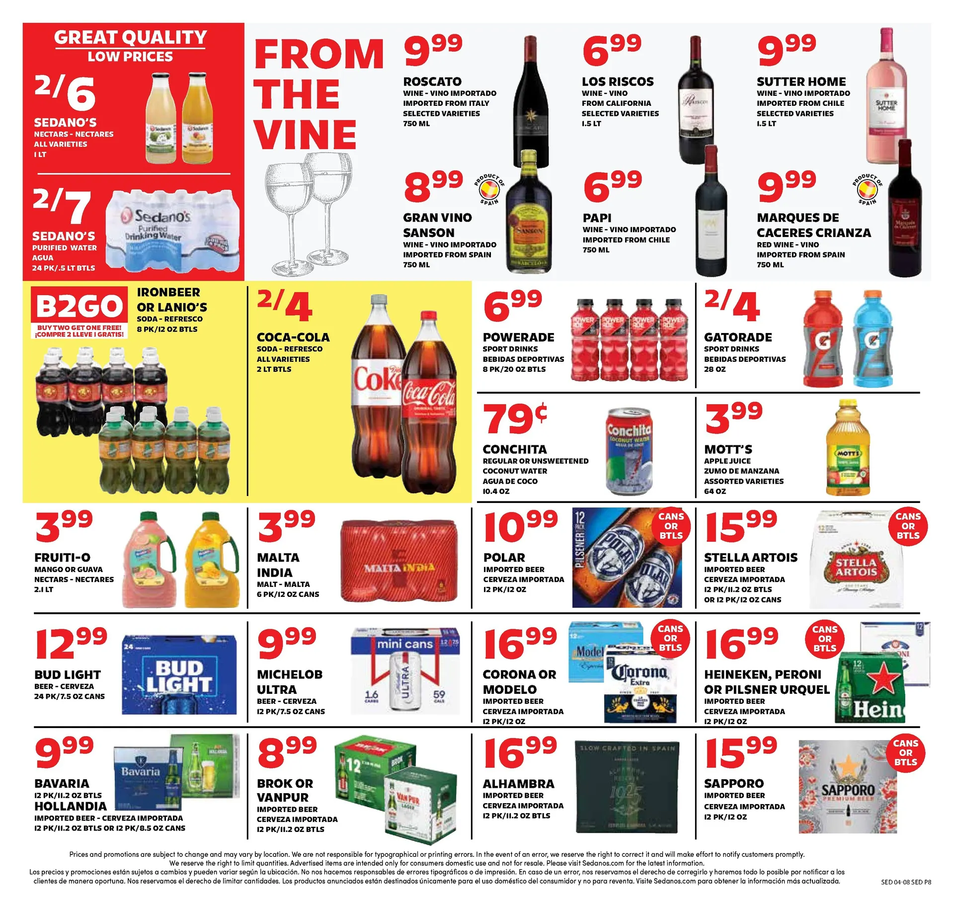 Weekly ad Sedano's Sales from April 8 to April 14 2026 - Page 8