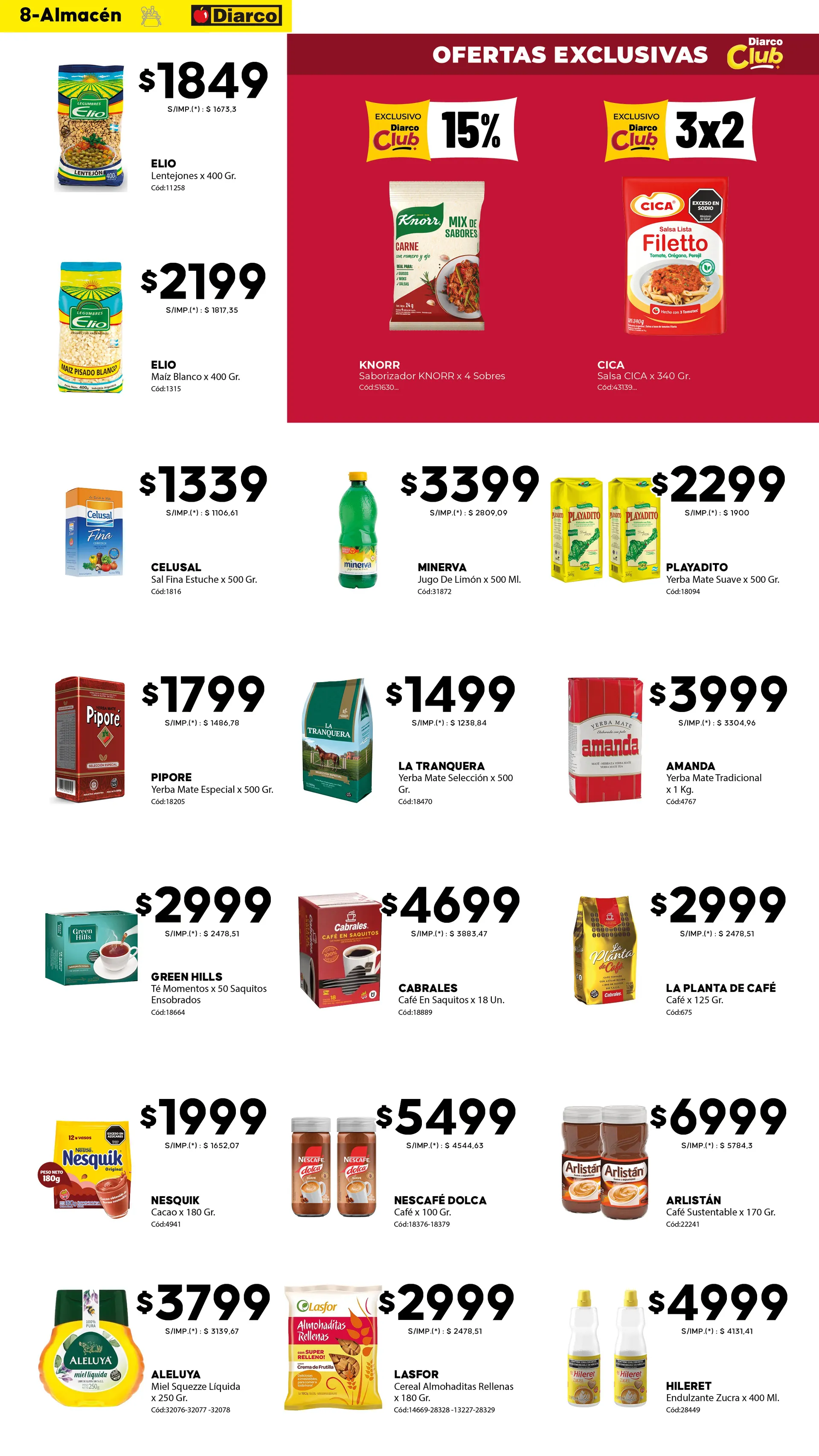 Ofertas de Ofertas Diarco 20 de julio al 24 de julio 2026 - Página 8 del catálogo