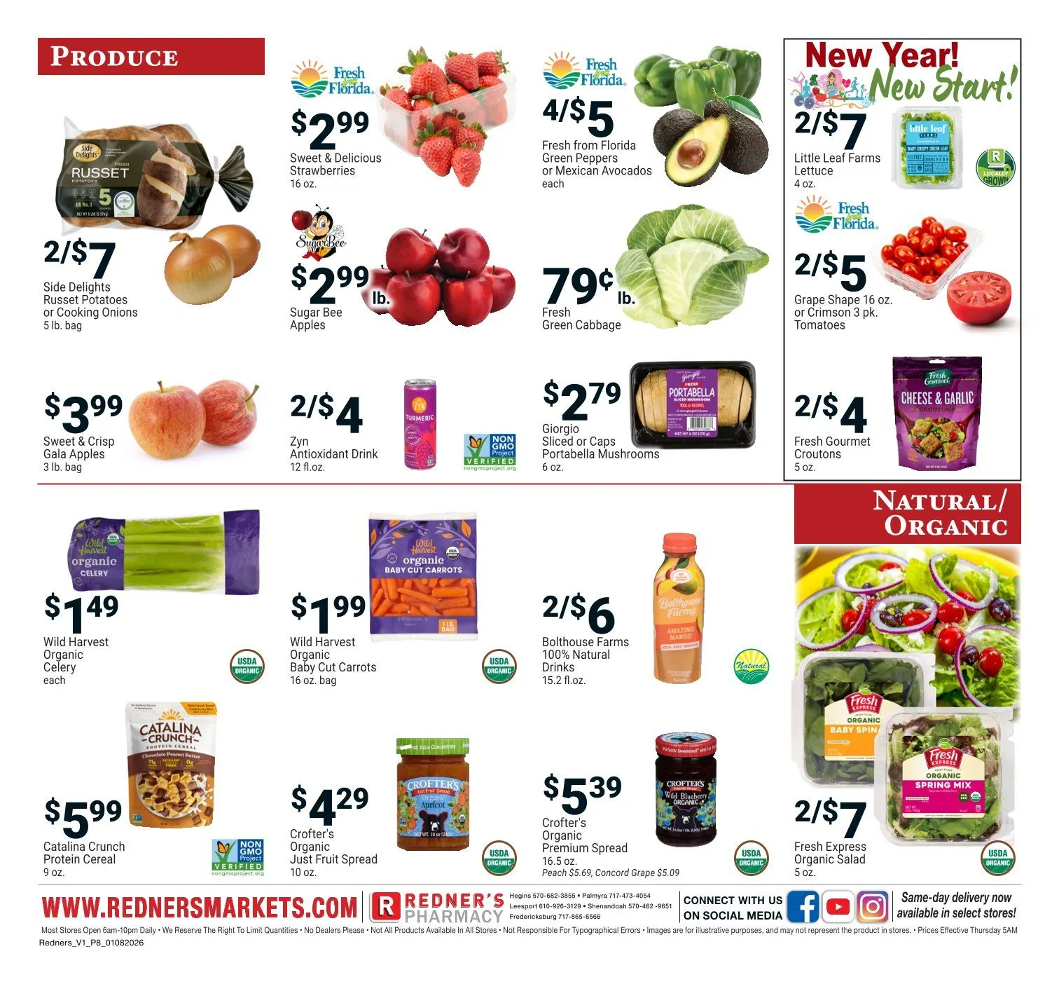 Weekly ad Redner's Market Sales from January 8 to January 14 2026 - Page 8