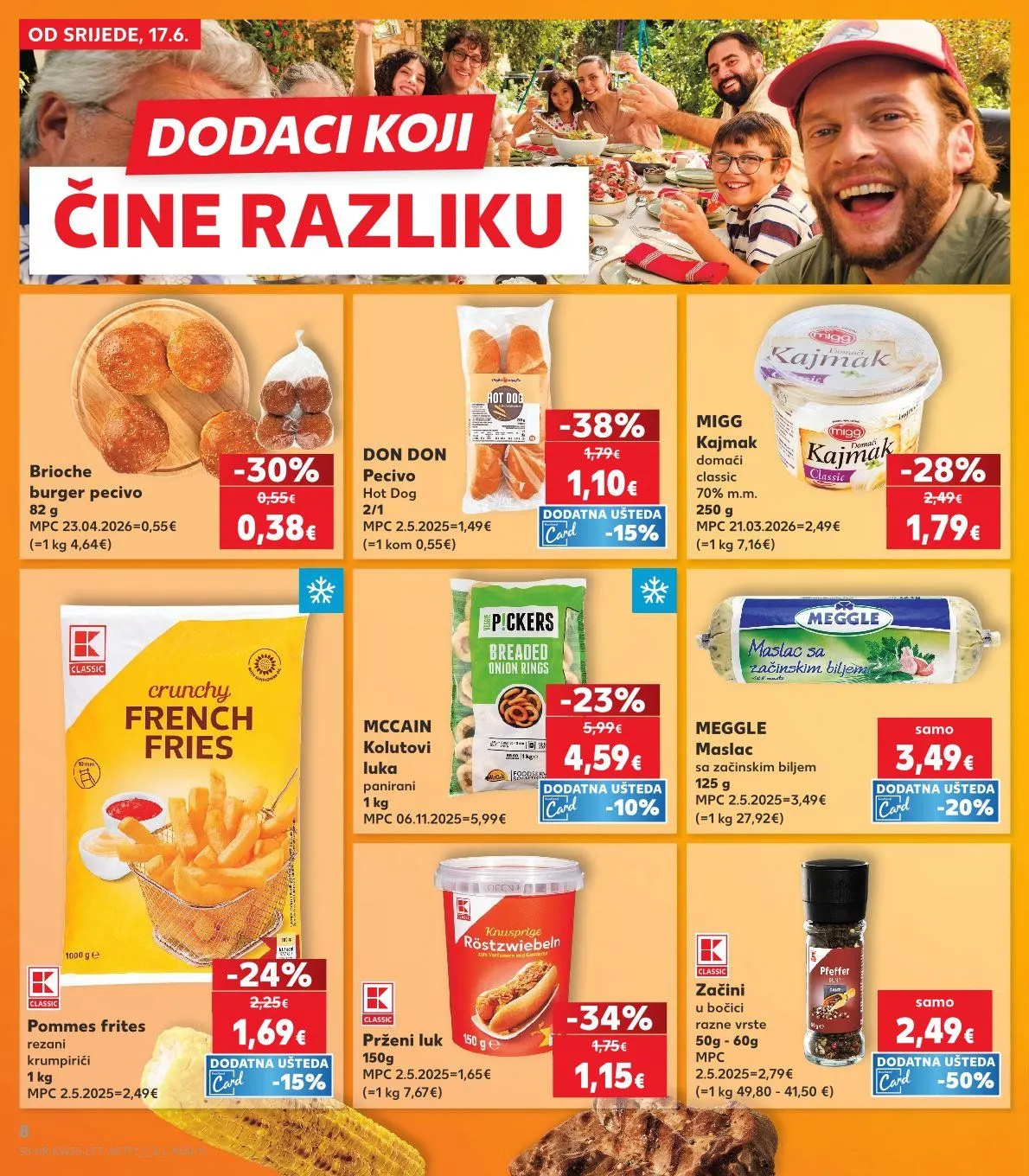 Katalog Kaufland  od 17. lipnja do 23. lipnja 2026. - Pregled Stranica 8