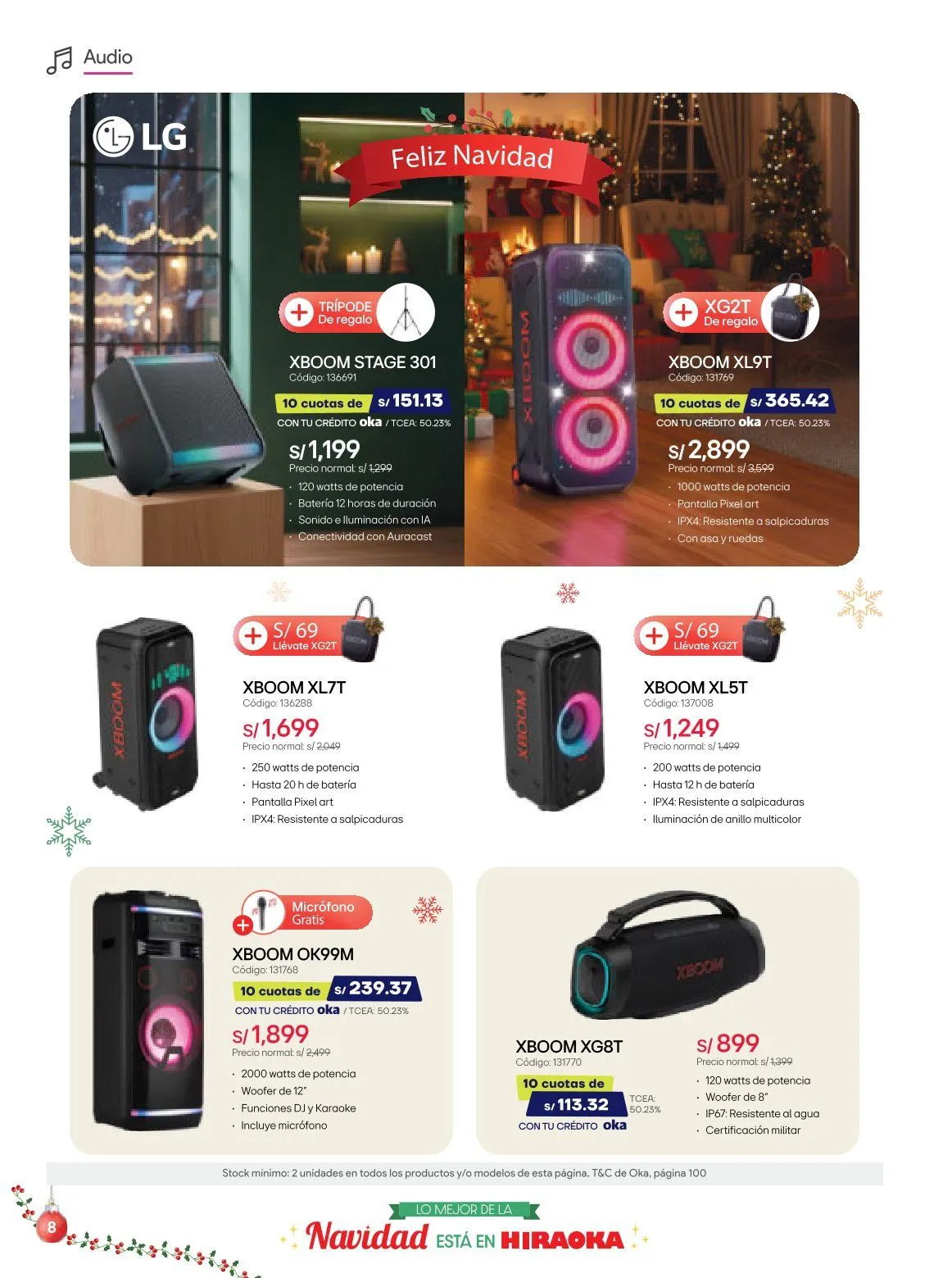 Catalogo de Hiraoka Ofertas 9 de diciembre al 31 de diciembre 2025 - Pag 8