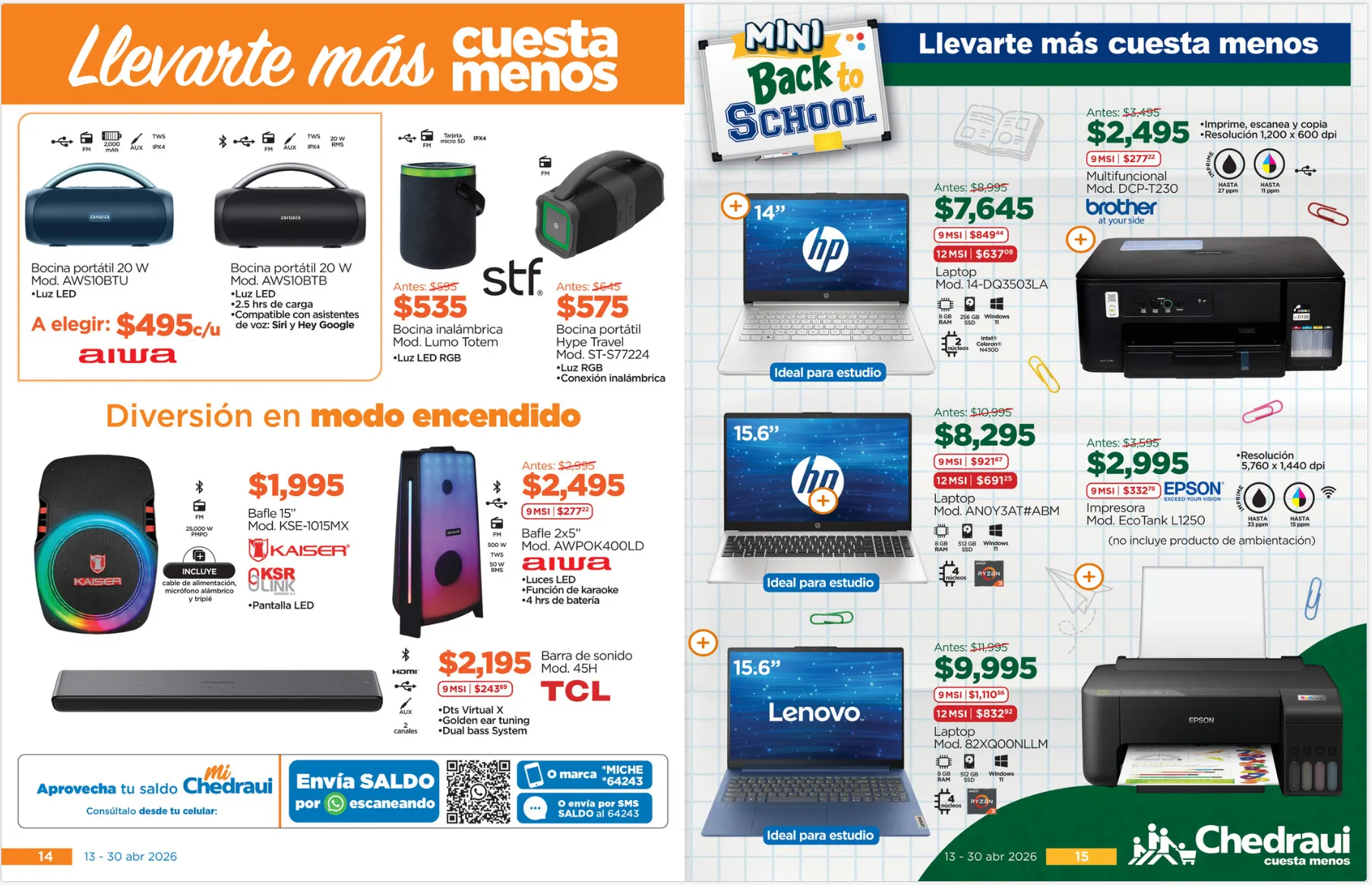 Catálogo de Chedraui Ofertas 13 de abril al 30 de abril 2026 - Pagina 8