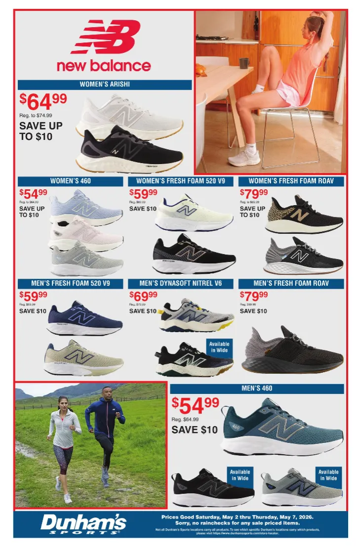 Weekly promotion Dunham's Sports spanning from May 2 to May 7 2026 - Page 8 for Catalogue 365