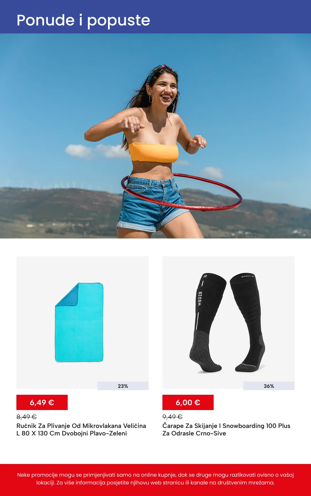 Katalog  Decathlon od 17. lipnja do 1. srpnja 2026. - Pregled Stranica 8