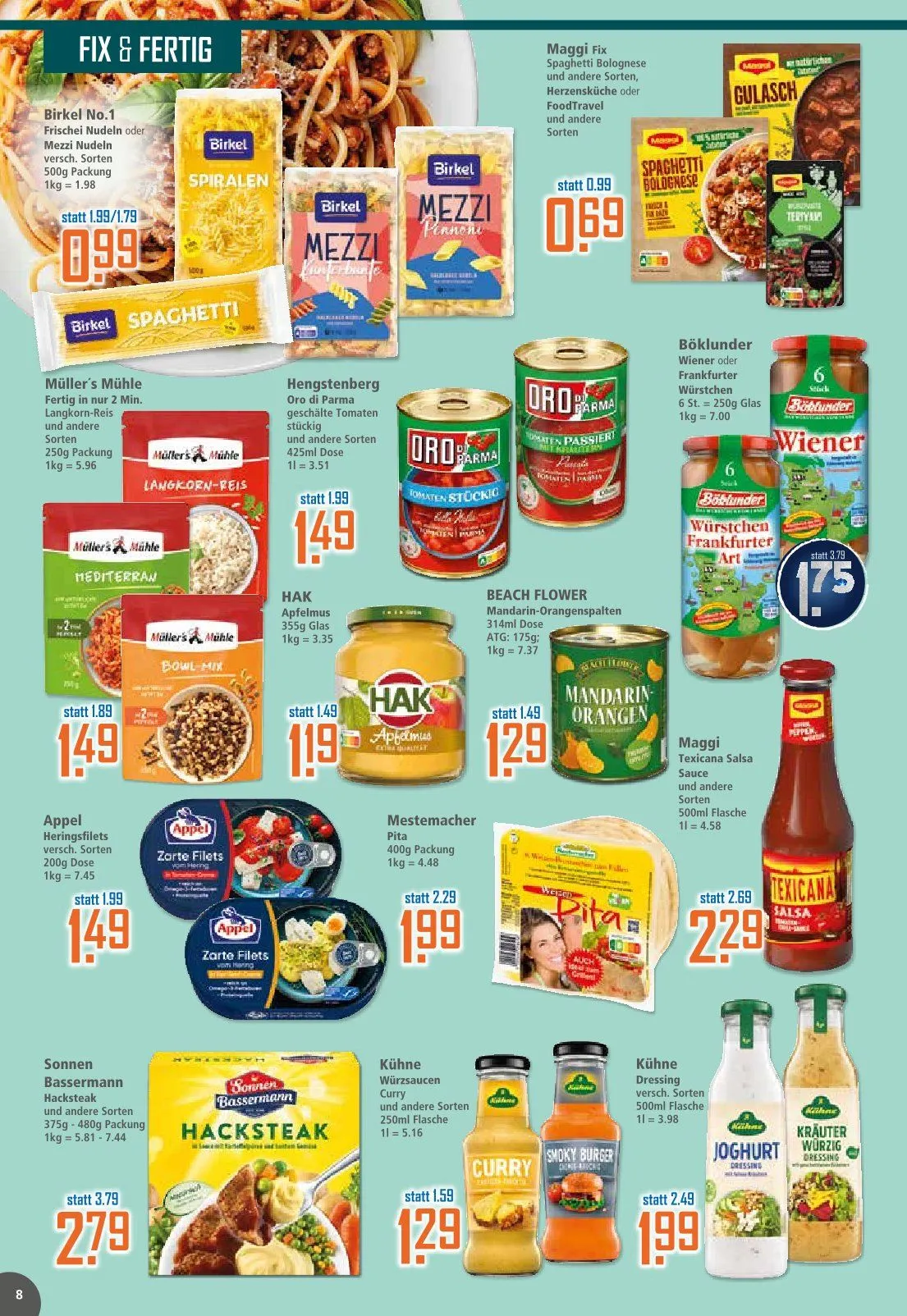 Klaas und Kock Prospekte von 7. Juli bis 12. Juli 2025 - Prospekt seite 8