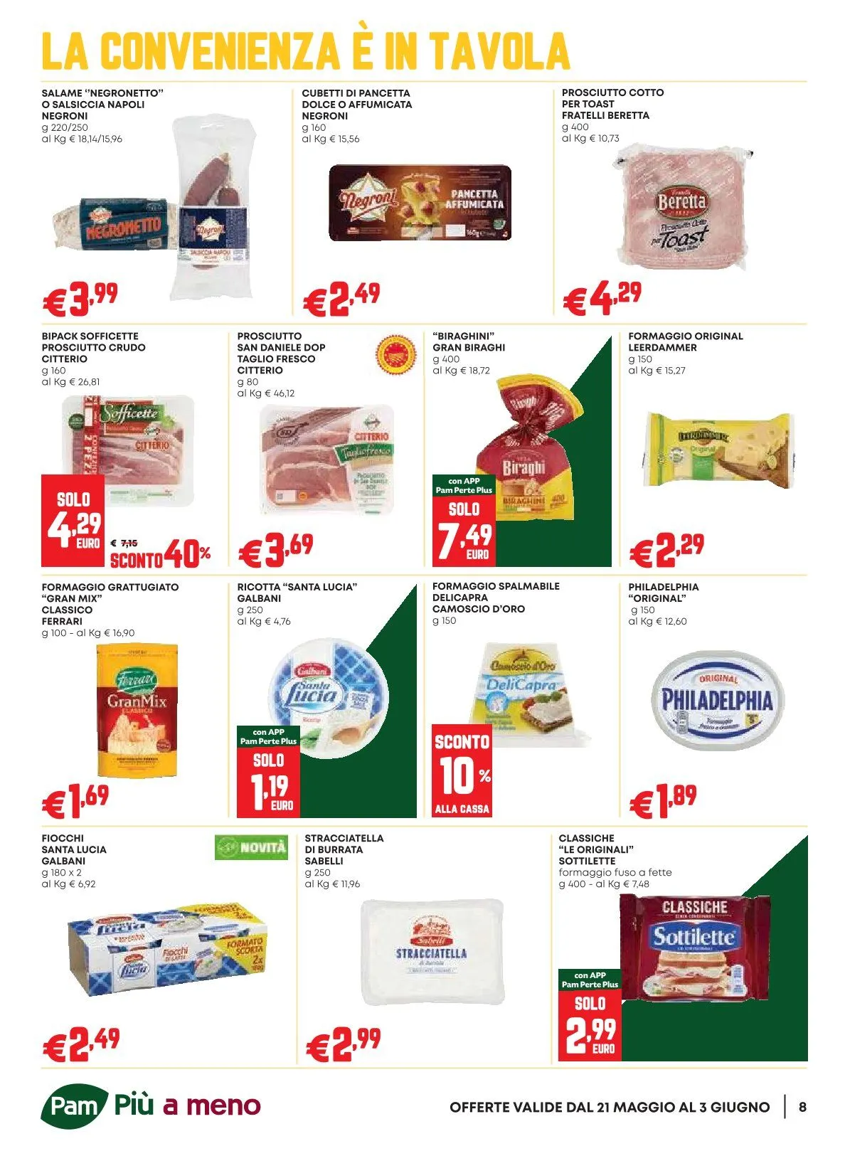  Volantini Pam da 21 maggio a 3 giugno di 2026 - Pagina del volantino 8